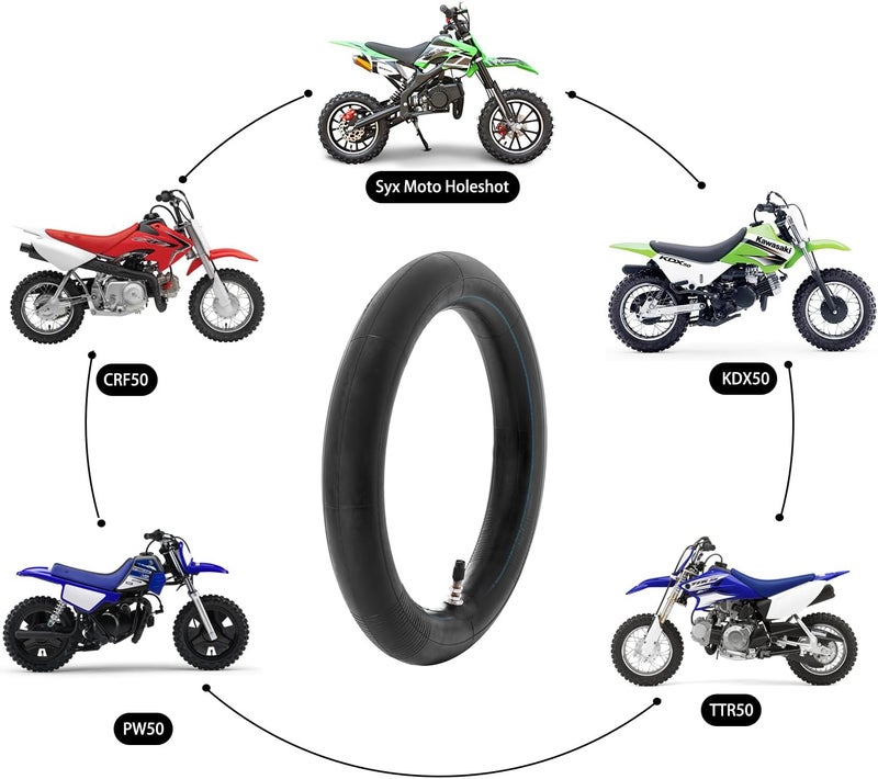KAMIER 2.50/2.75-10 Inner Tube Repalcement for PW50 TTR50 CRF50 XR50 KDX50 Suzuki JR50 Syx Moto Holeshot SSR SX50 Xpro 50cc Dirt Bike Apollo 70cc DB21 DB25 Razor MX650 MX500 SX500 Pit Dirt Bike Parts - Image 3